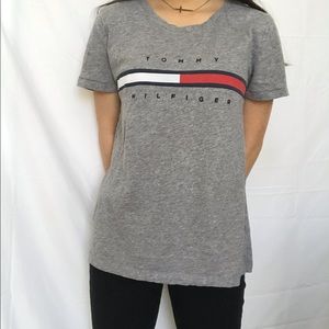 TOMMY HILFIGER gray t shirt from pacsun
